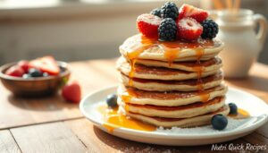 Low-carb almond flour pancakes