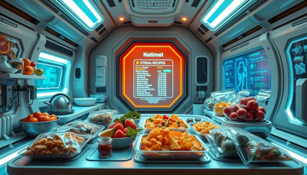 space mission meal planning